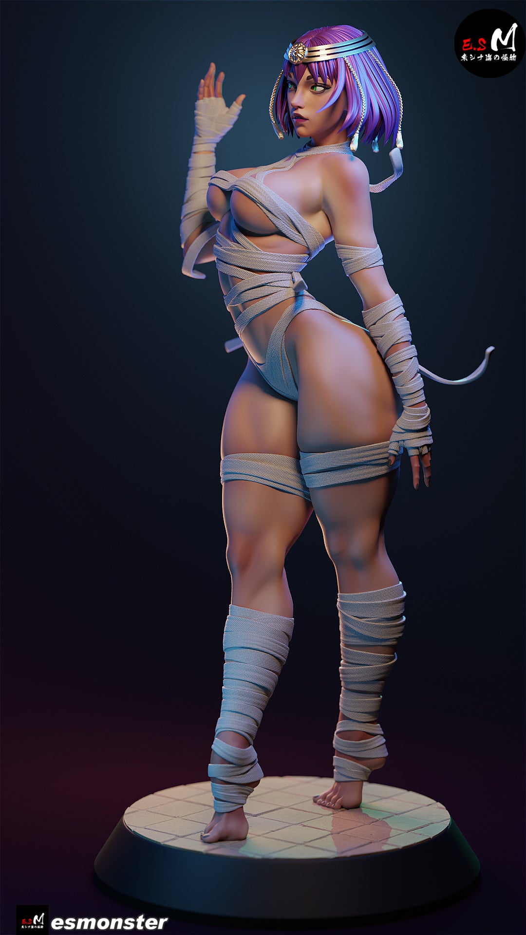 Menat Statue 3D-Printed Kit