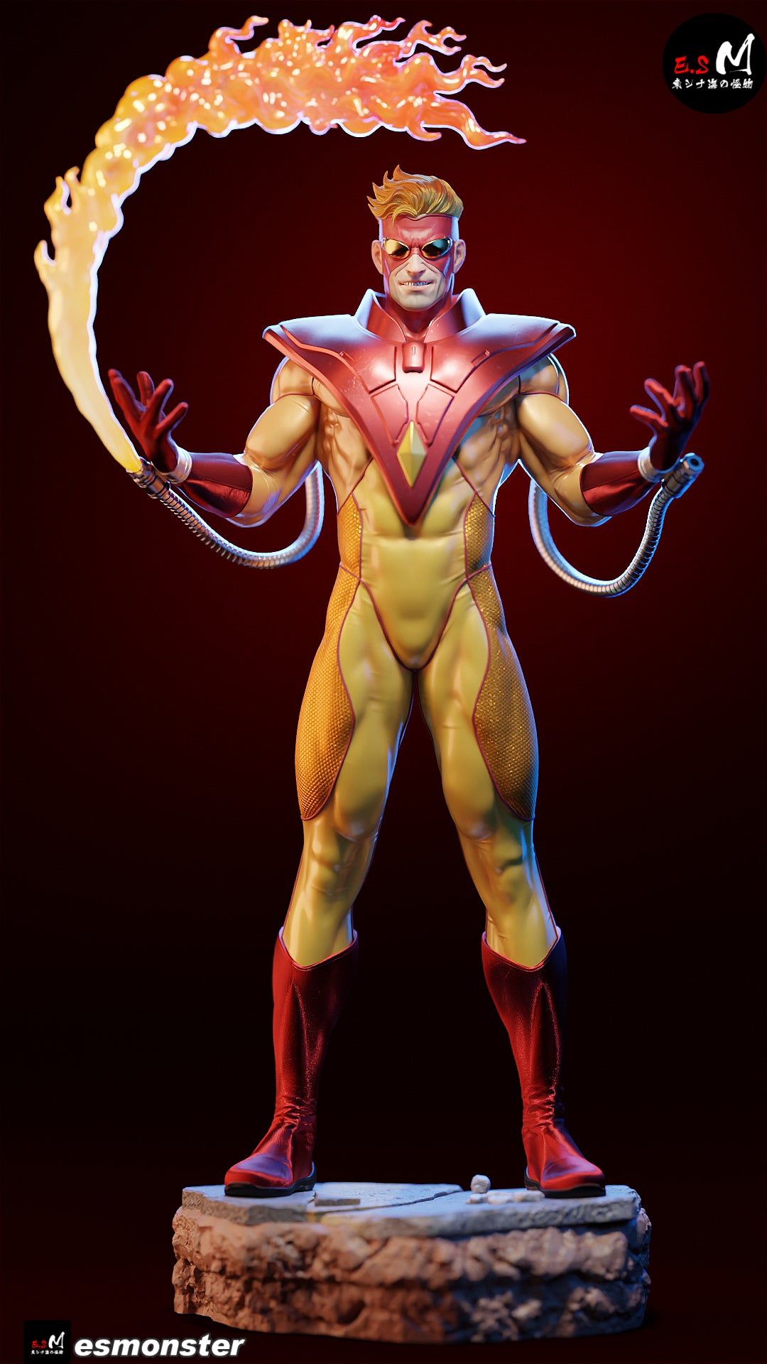 Pyro Statue 3D-Printed Kit