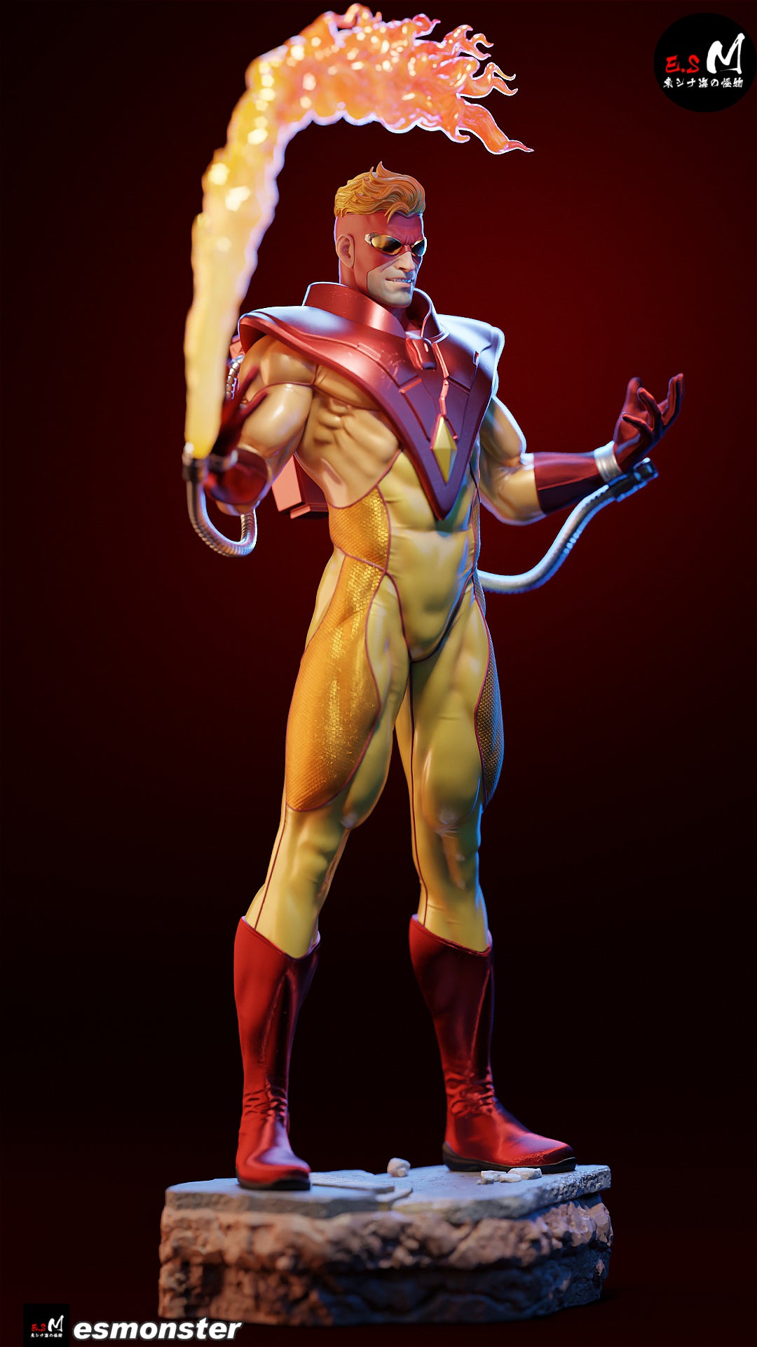 Pyro Statue 3D-Printed Kit