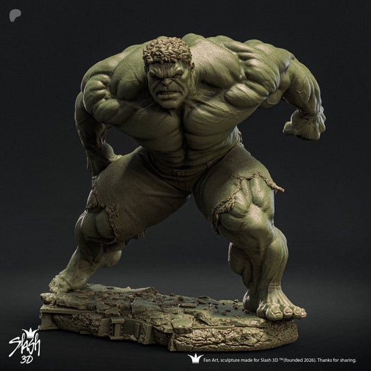 Hulk Statue 3D-Printed Kit