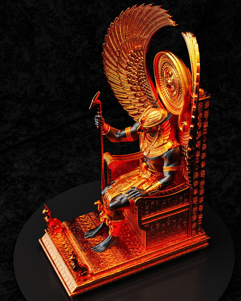 Ra - God Of The Sun Statue 3D-Printed Kit