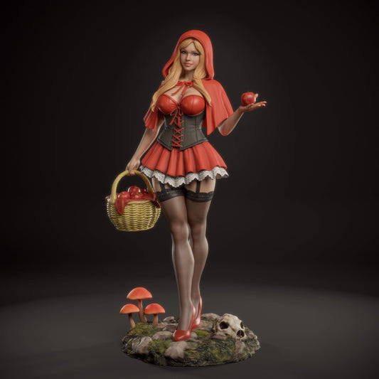 Red Riding Hood Statue 3D-Printed Kit