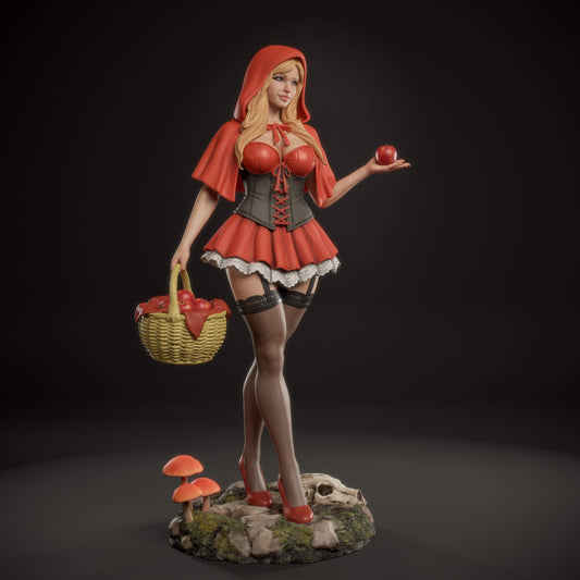 Red Riding Hood Statue 3D-Printed Kit