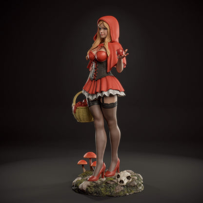 Red Riding Hood Statue 3D-Printed Kit