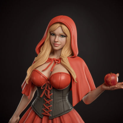 Red Riding Hood Statue 3D-Printed Kit