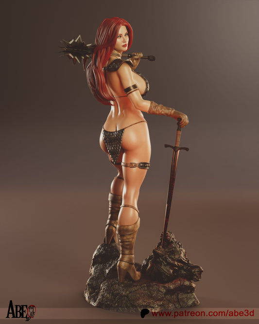 Red Sonya Statue