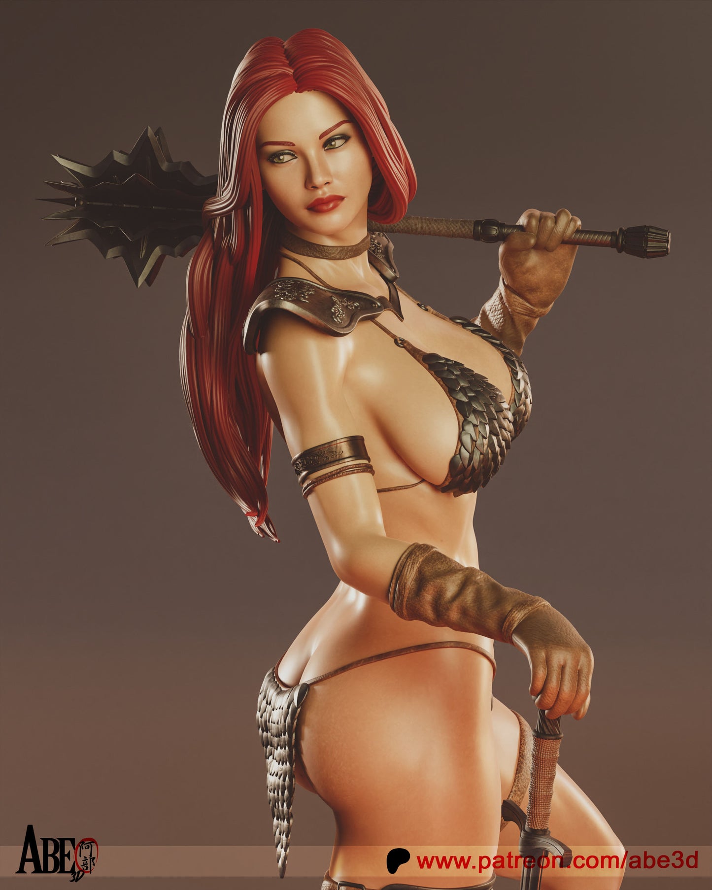 Red Sonya Statue