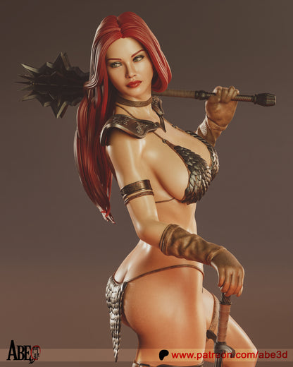 Red Sonya Statue