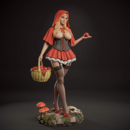 Red Riding Hood Statue 3D-Printed Kit