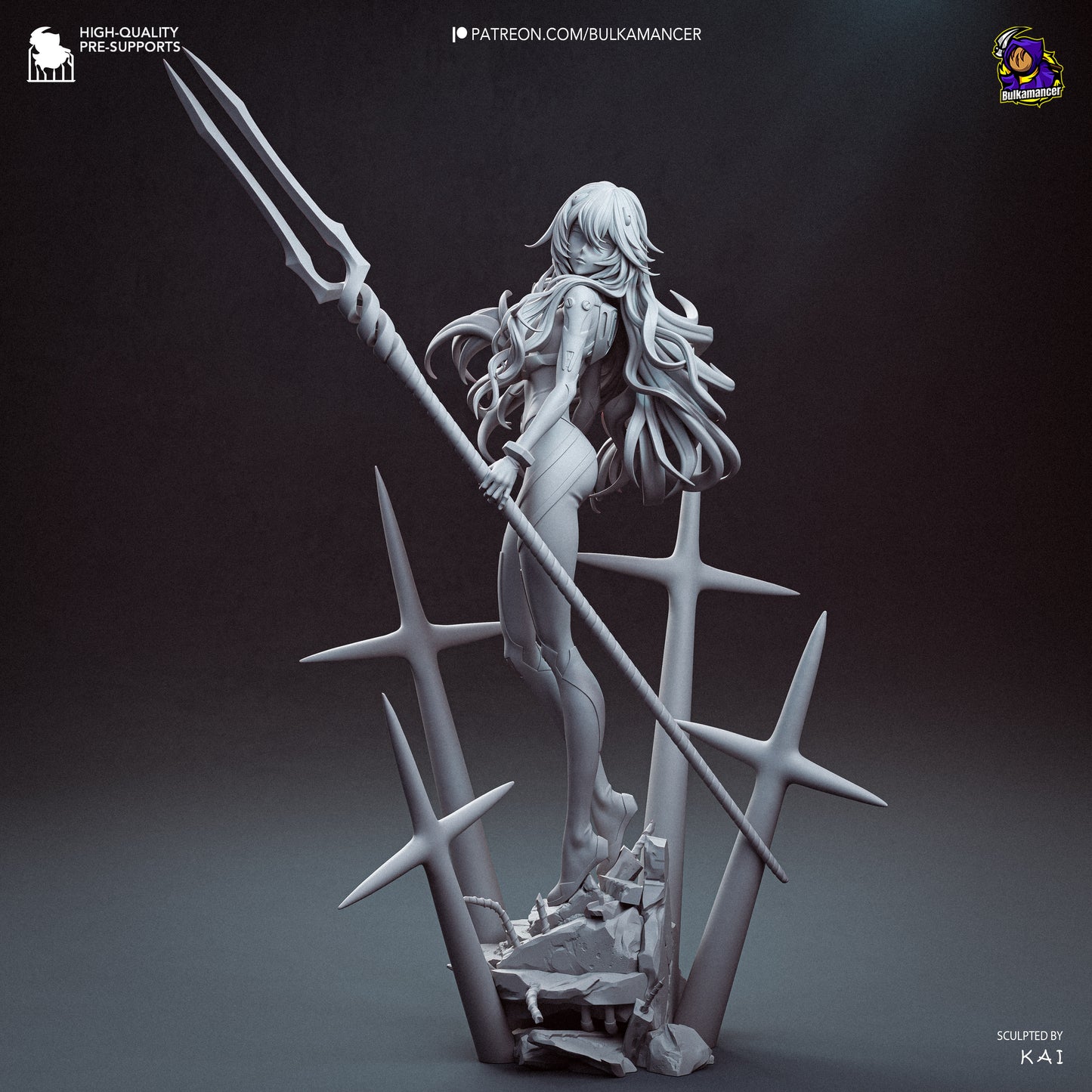 Rei Statue 3D-Printed Kit
