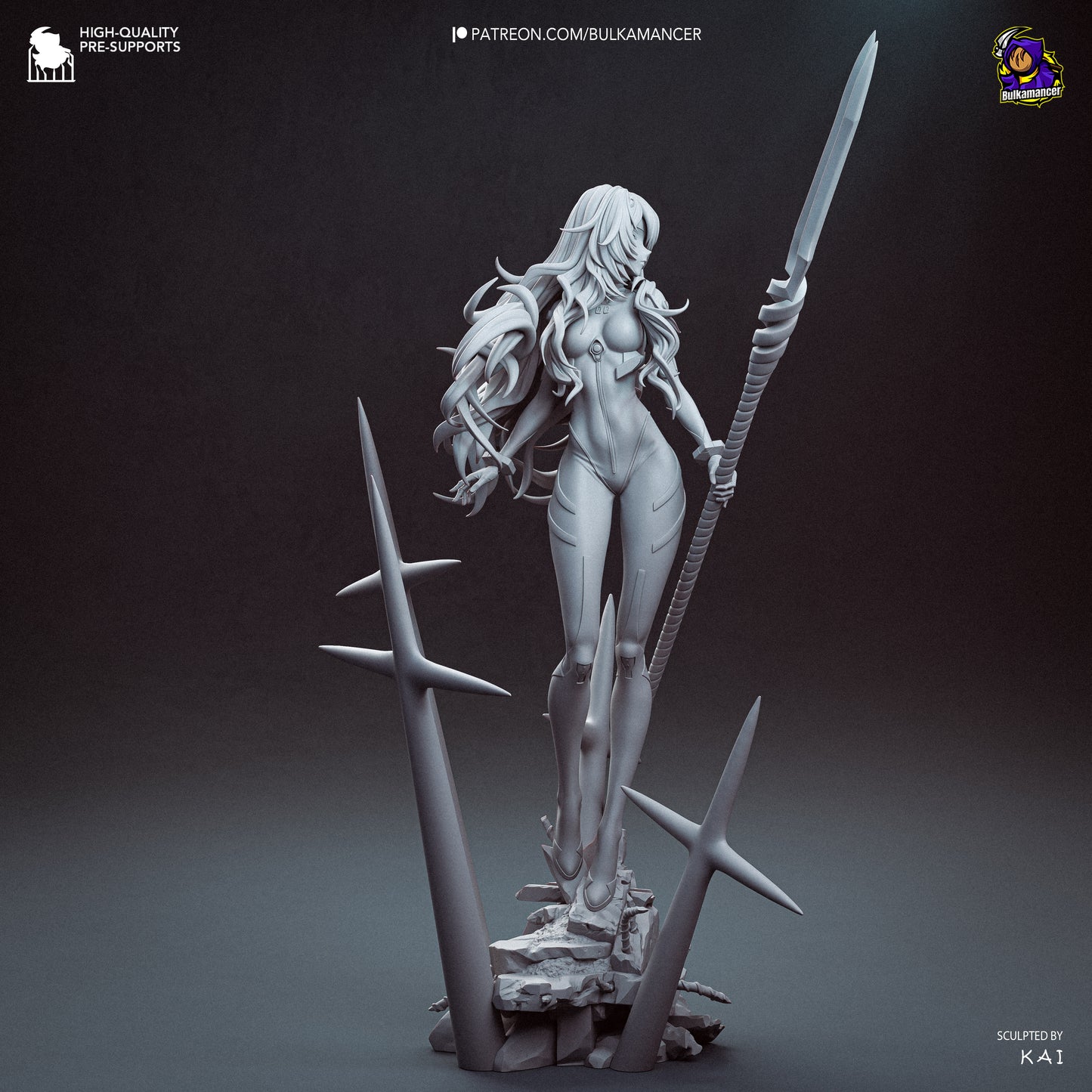 Rei Statue 3D-Printed Kit