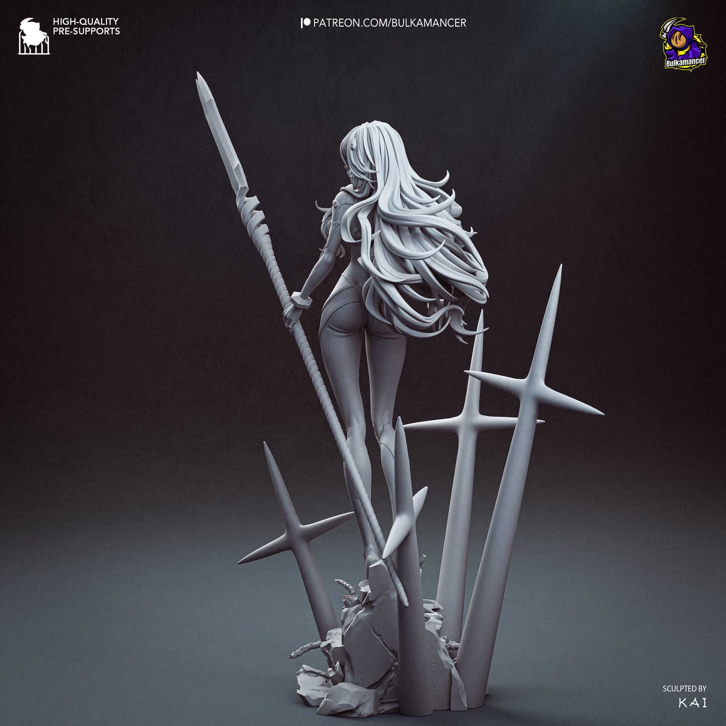 Rei Statue 3D-Printed Kit