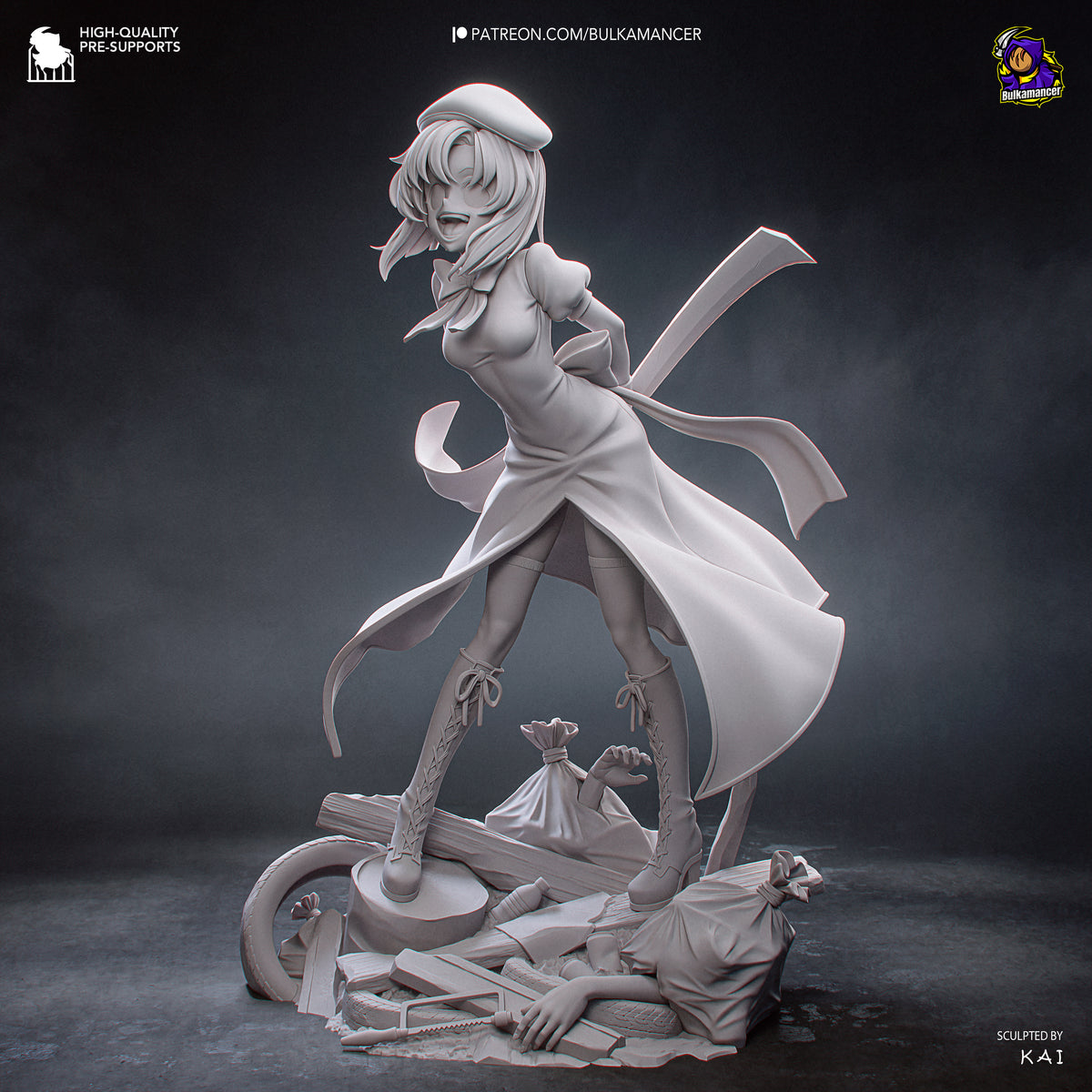 Rena Statue 3D-Printed Kit