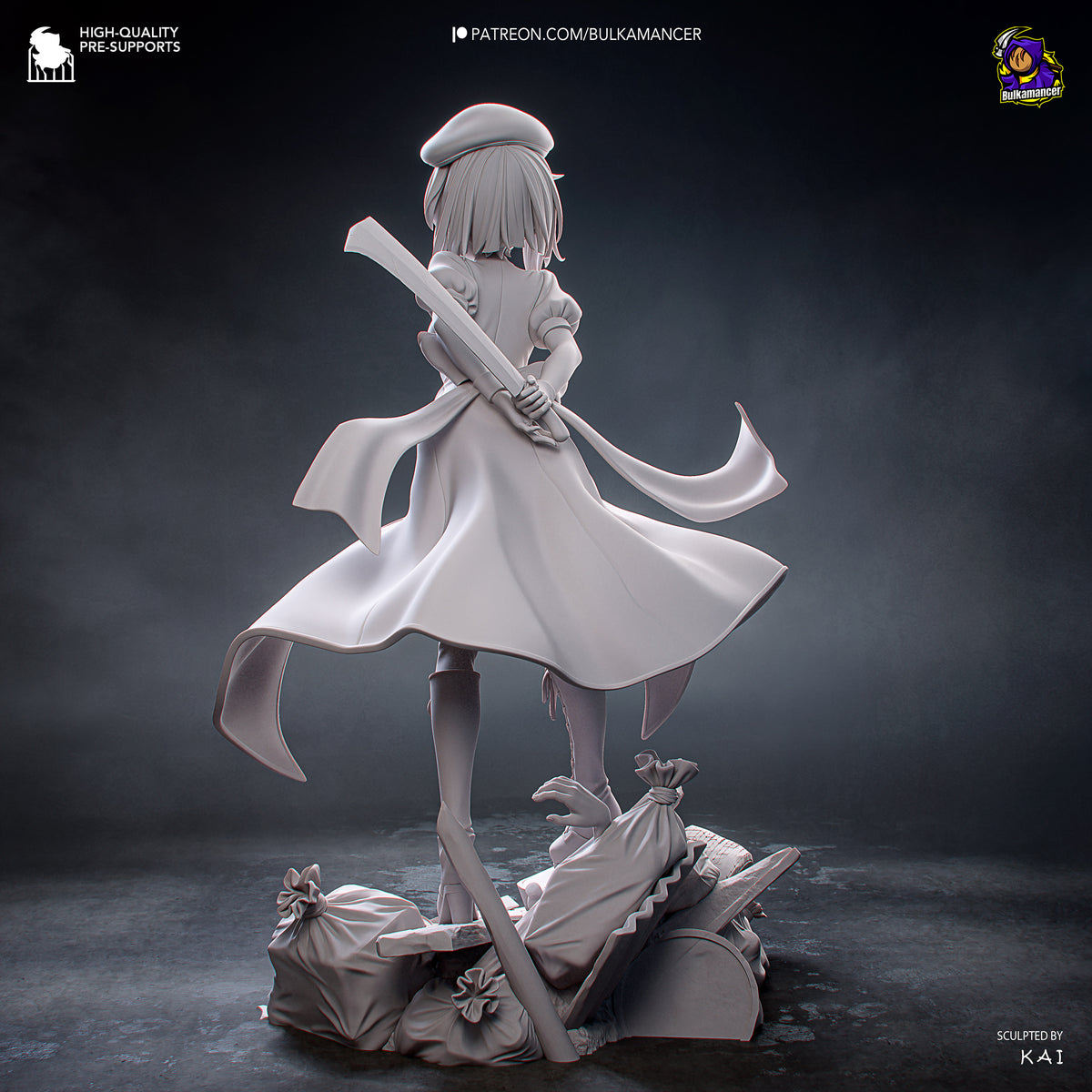 Rena Statue 3D-Printed Kit