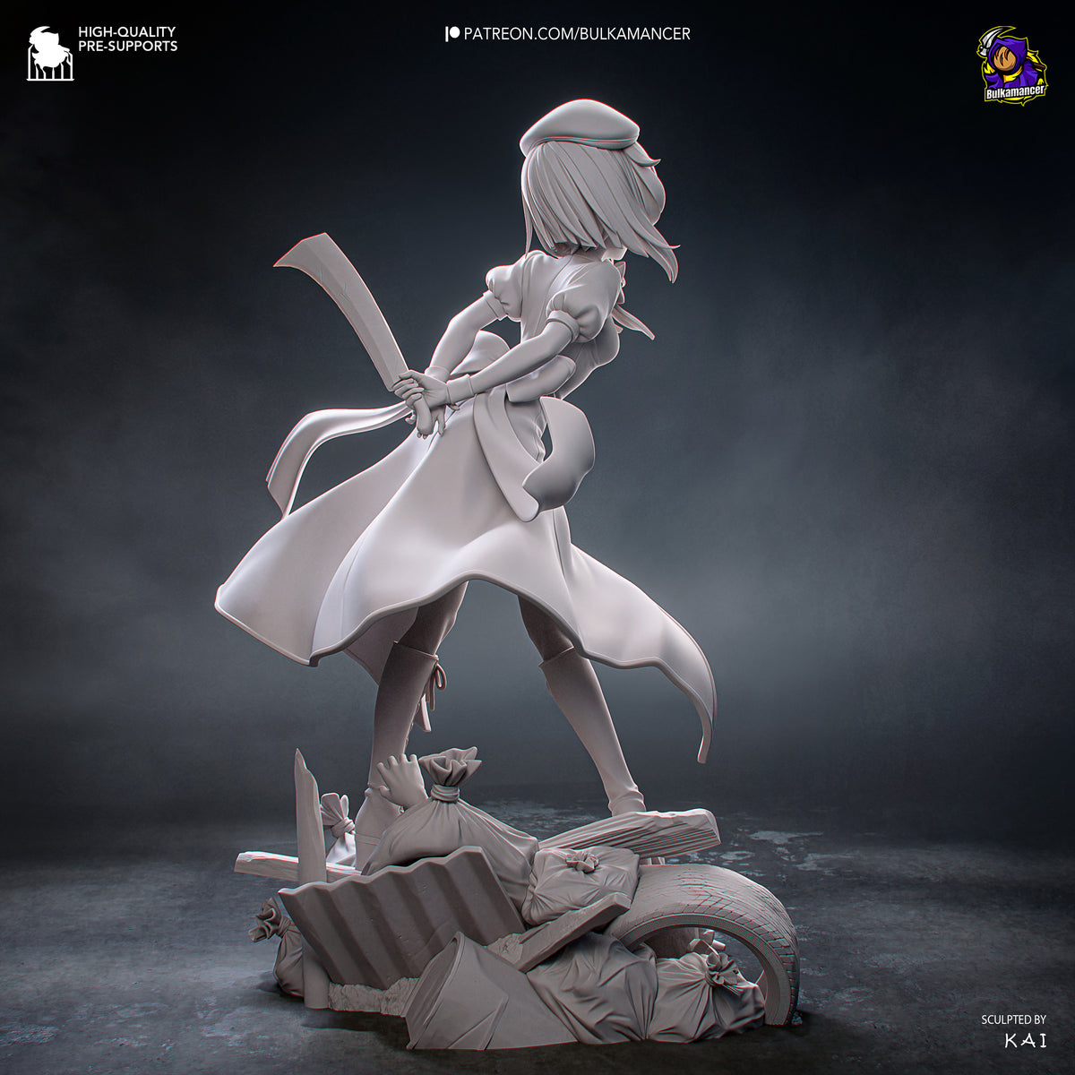 Rena Statue 3D-Printed Kit