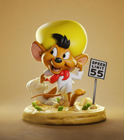 Speedy Gonzalez Statue 3D-Printed Kit