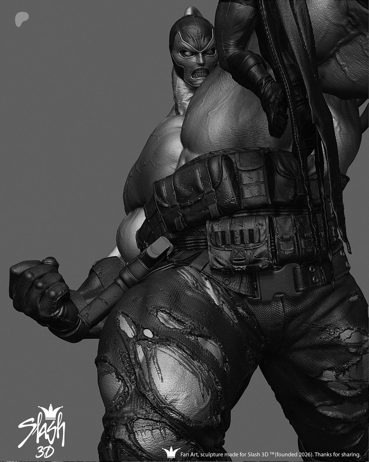 Absolute Bane Statue 3D-Printed Kit