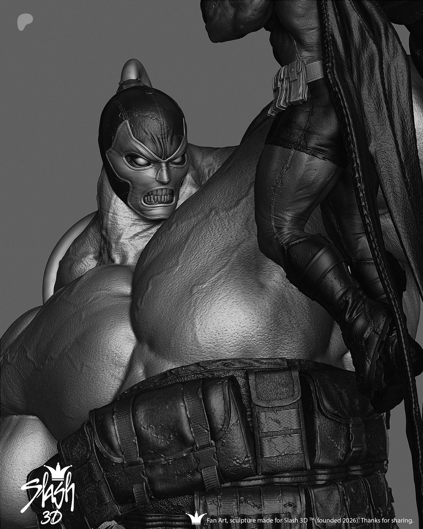 Absolute Bane Statue 3D-Printed Kit