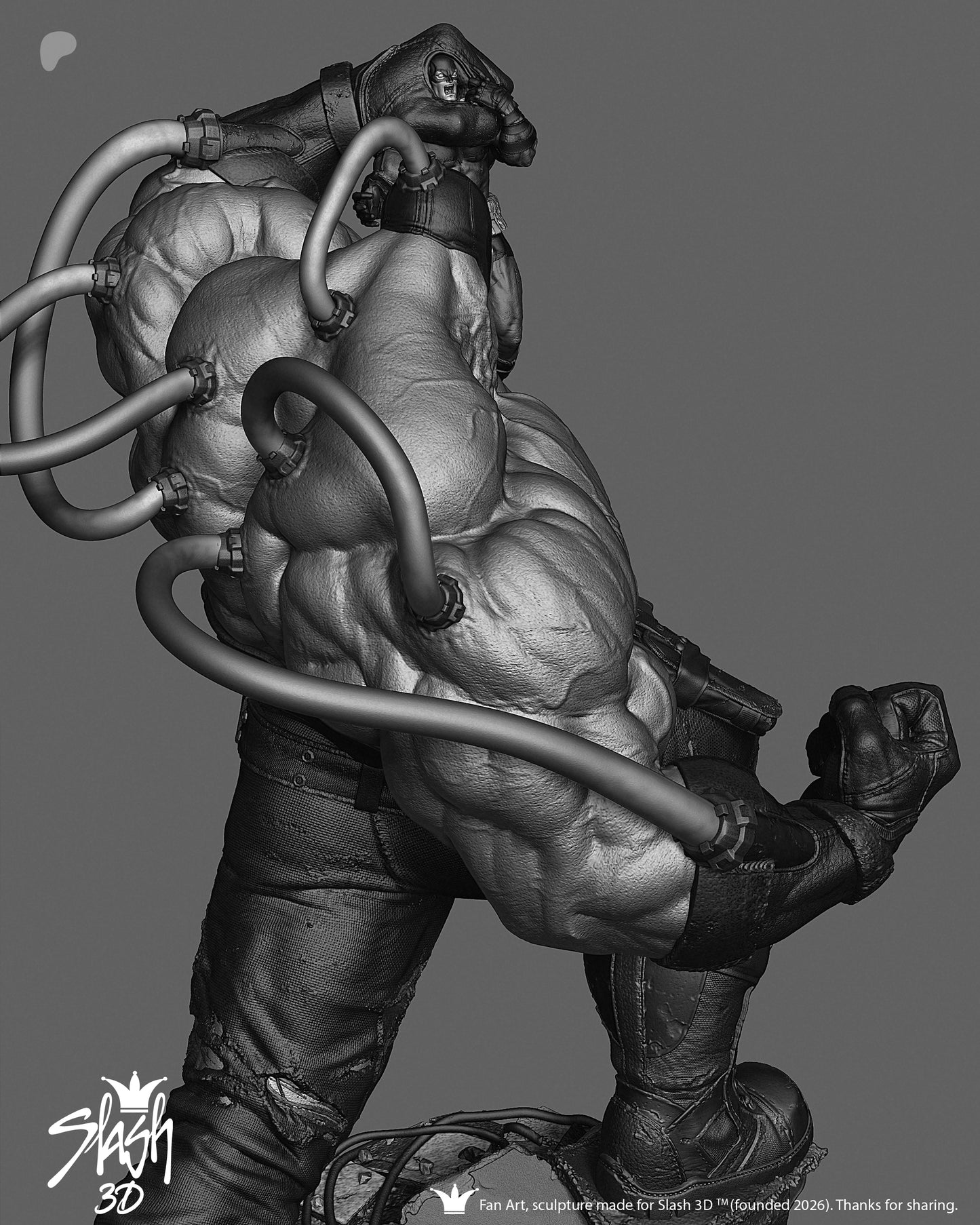 Absolute Bane Statue 3D-Printed Kit