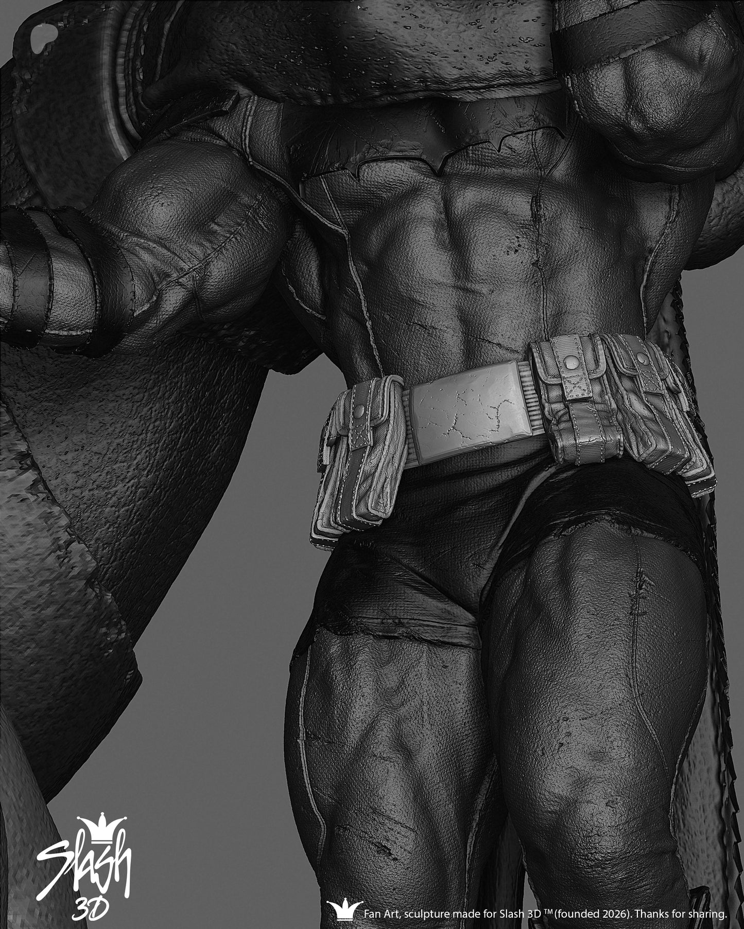 Absolute Bane Statue 3D-Printed Kit