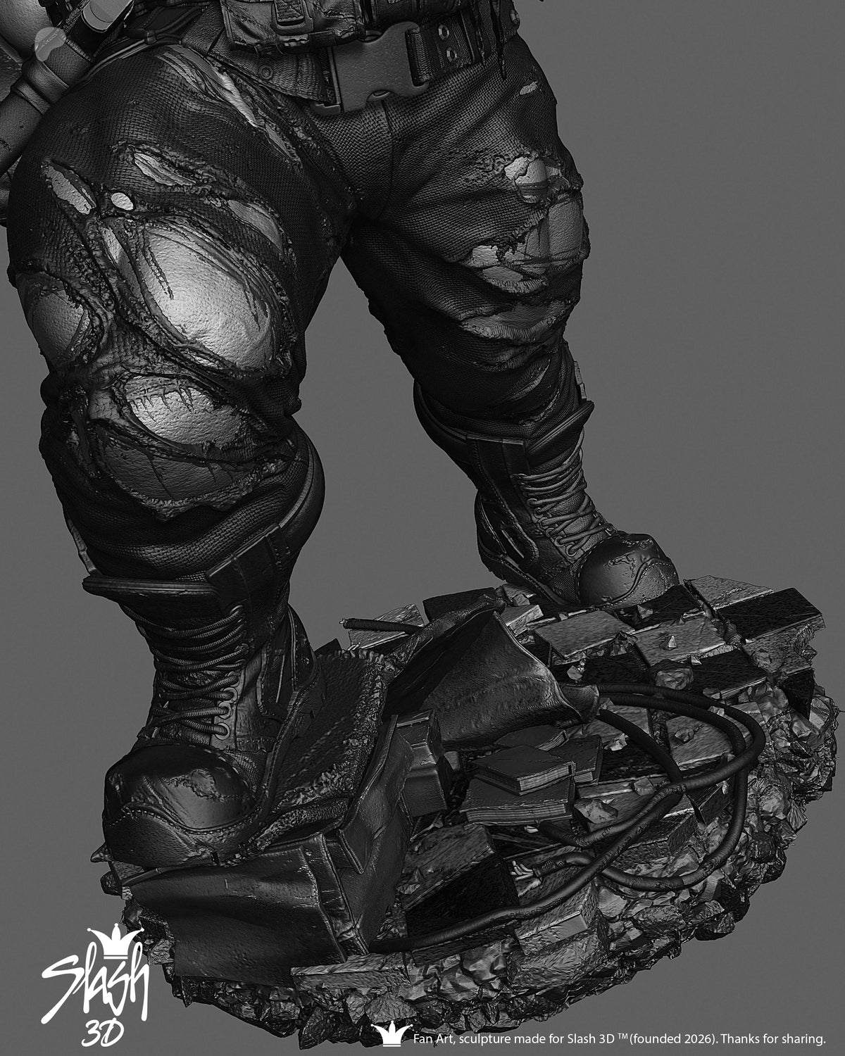 Absolute Bane Statue 3D-Printed Kit