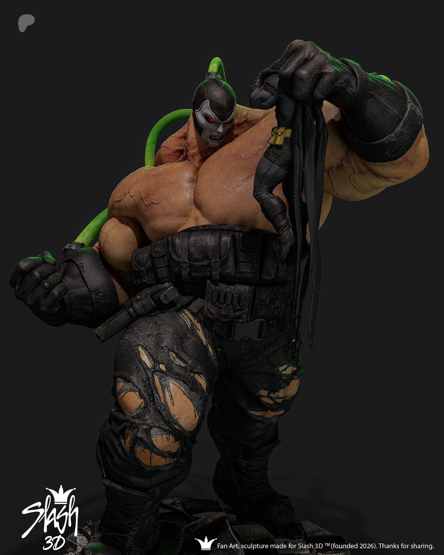 Absolute Bane Statue 3D-Printed Kit