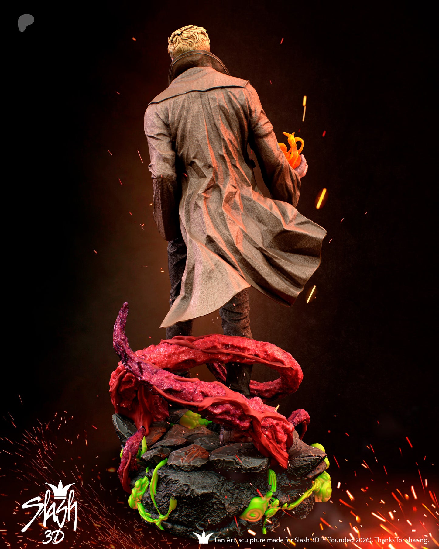 Constantine Statue 3D-Printed Kit