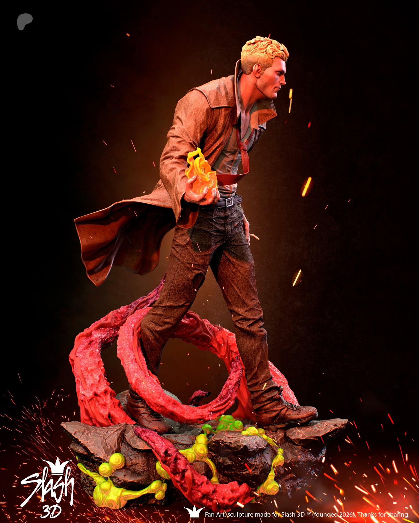 Constantine Statue 3D-Printed Kit