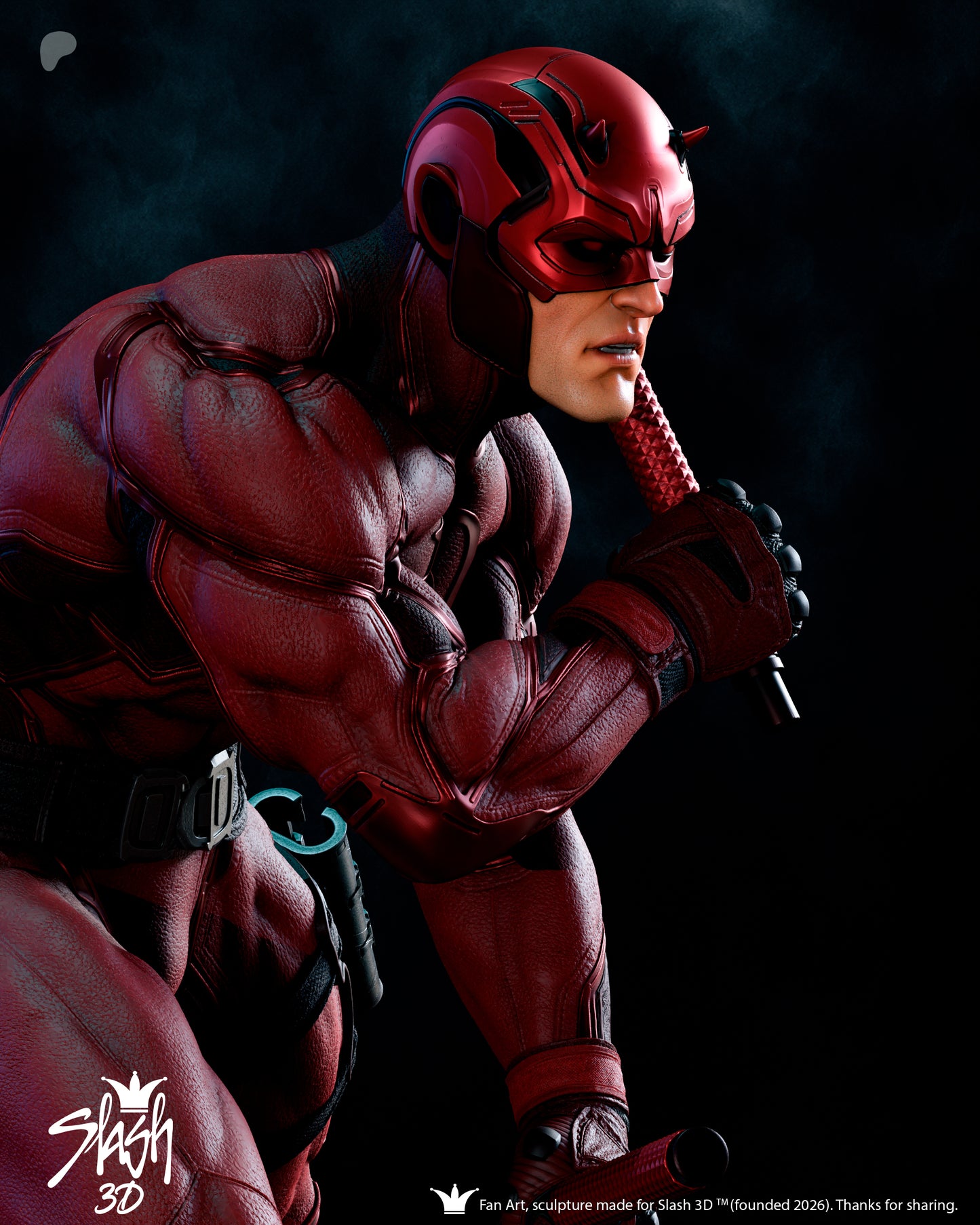 Dare Devil Statue 3D-Printed Kit