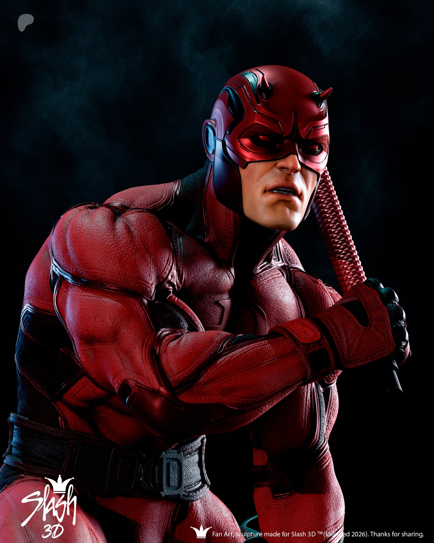 Dare Devil Statue 3D-Printed Kit