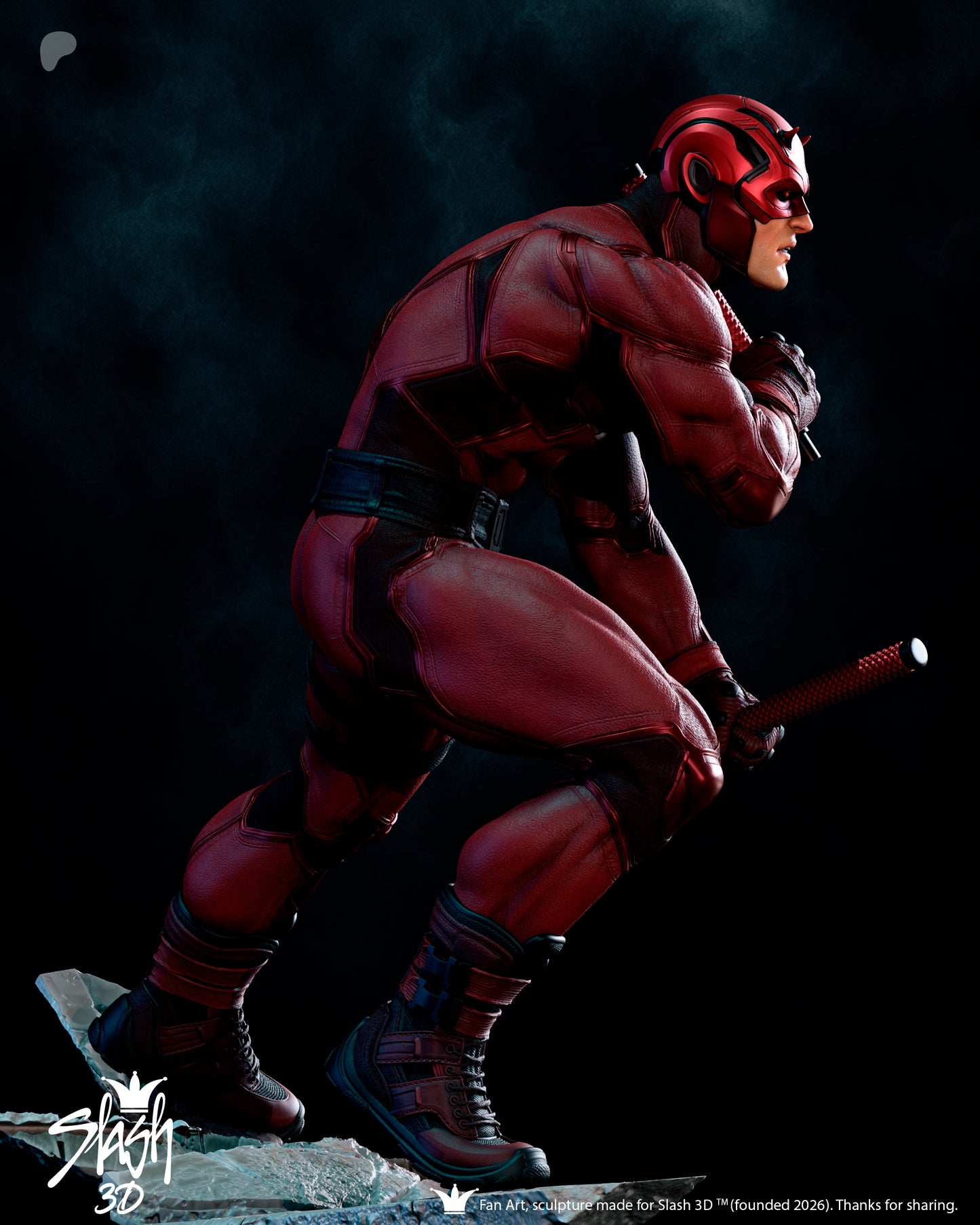 Dare Devil Statue 3D-Printed Kit