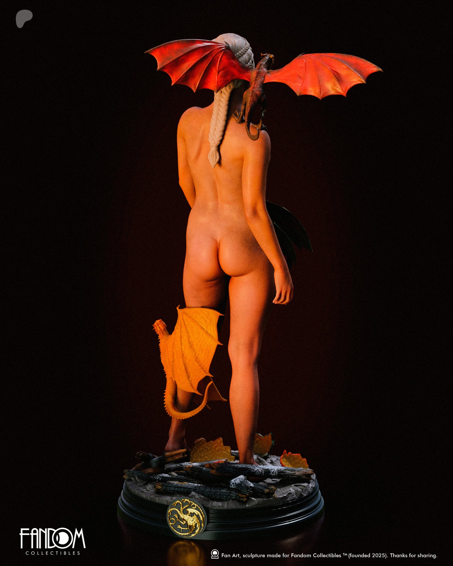 Daenerys Statue 3D-Printed Kit