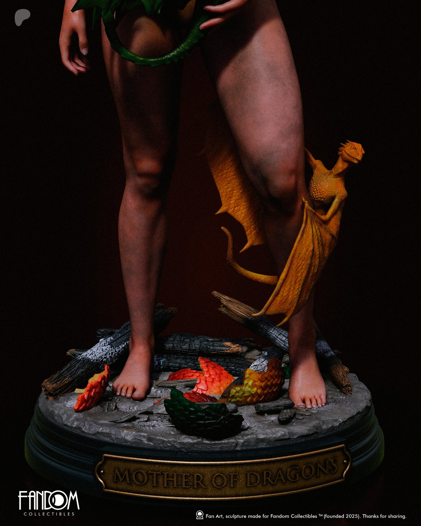 Daenerys Statue 3D-Printed Kit