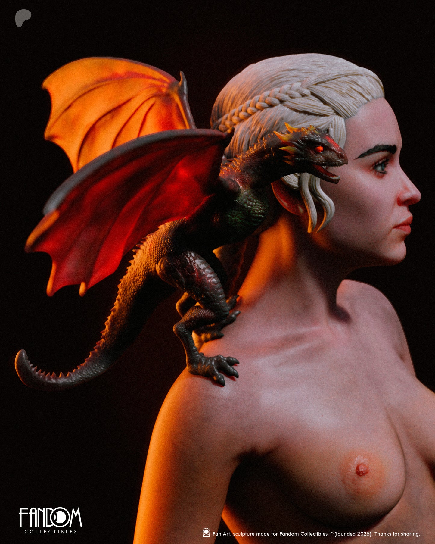 Daenerys Statue 3D-Printed Kit