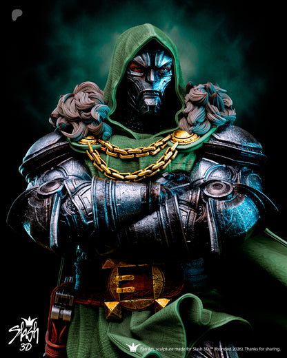Dr. Doom Statue 3D-Printed Kit