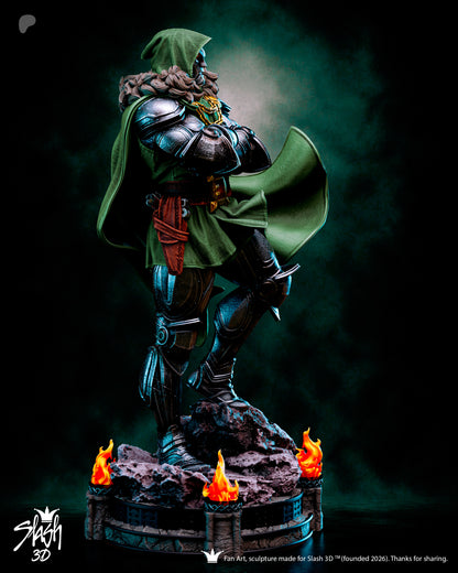 Dr. Doom Statue 3D-Printed Kit