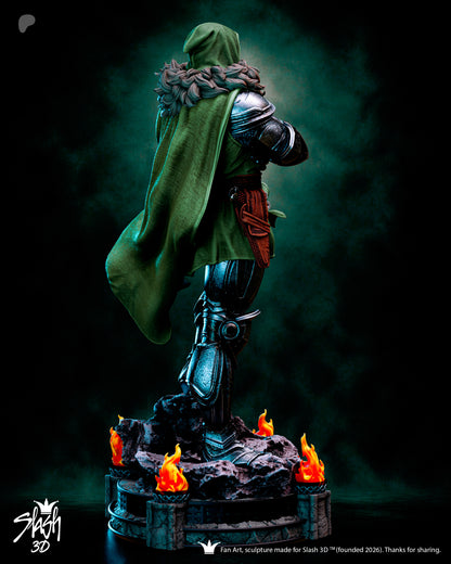 Dr. Doom Statue 3D-Printed Kit