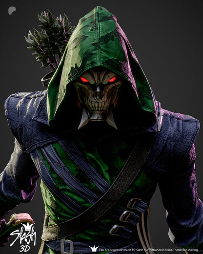 Green Arrow Absolute Statue 3D-Printed Kit