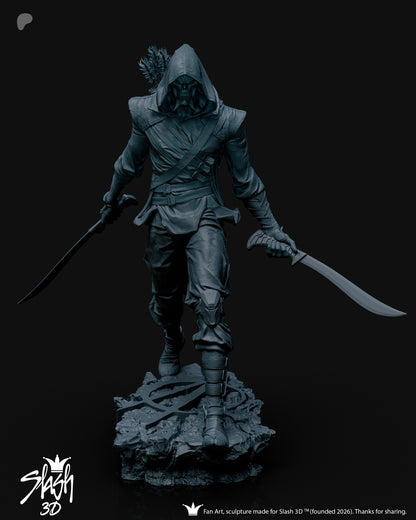 Green Arrow Absolute Statue 3D-Printed Kit