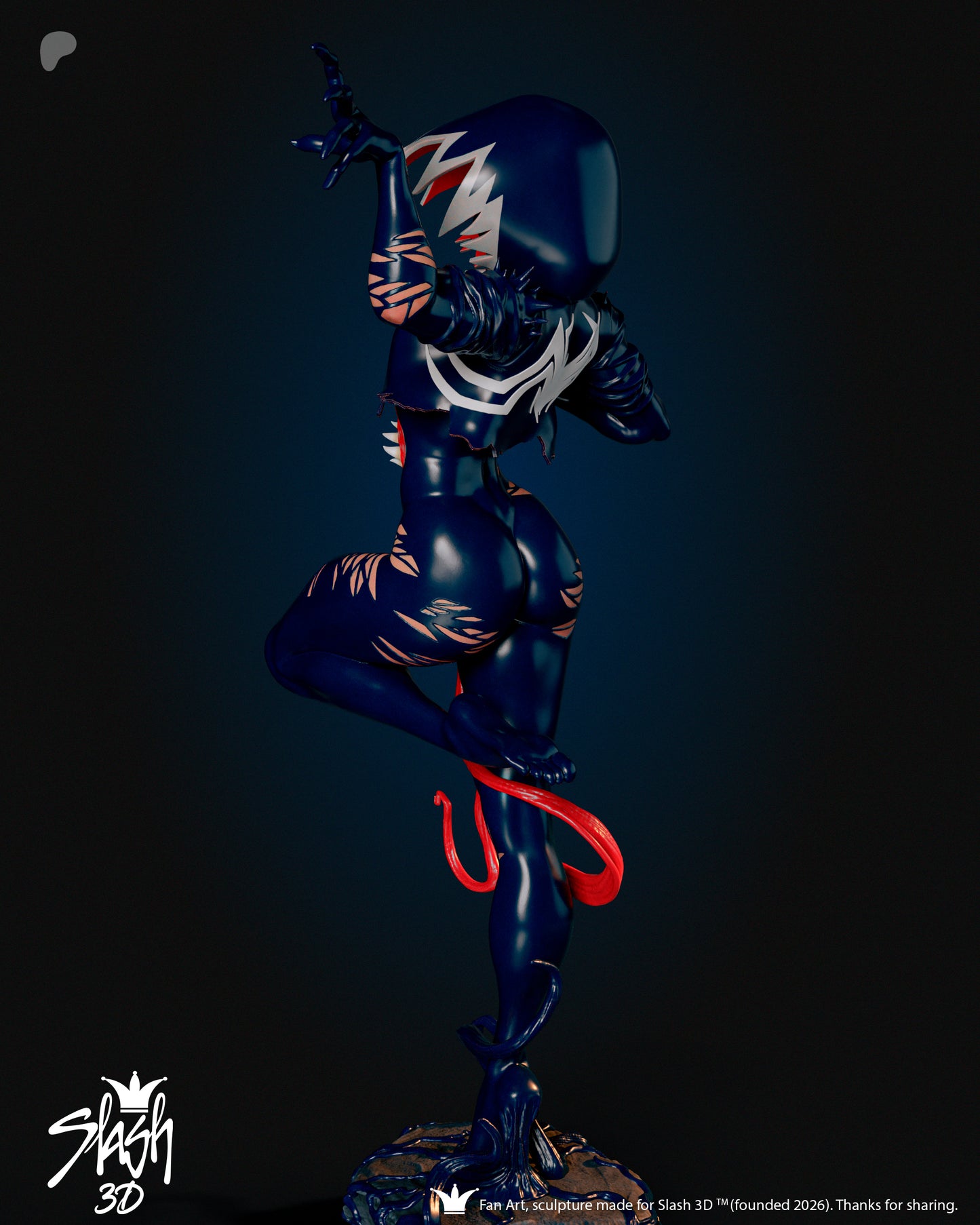 Gwenom Statue 3D-Printed Kit