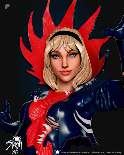 Gwenom Statue 3D-Printed Kit