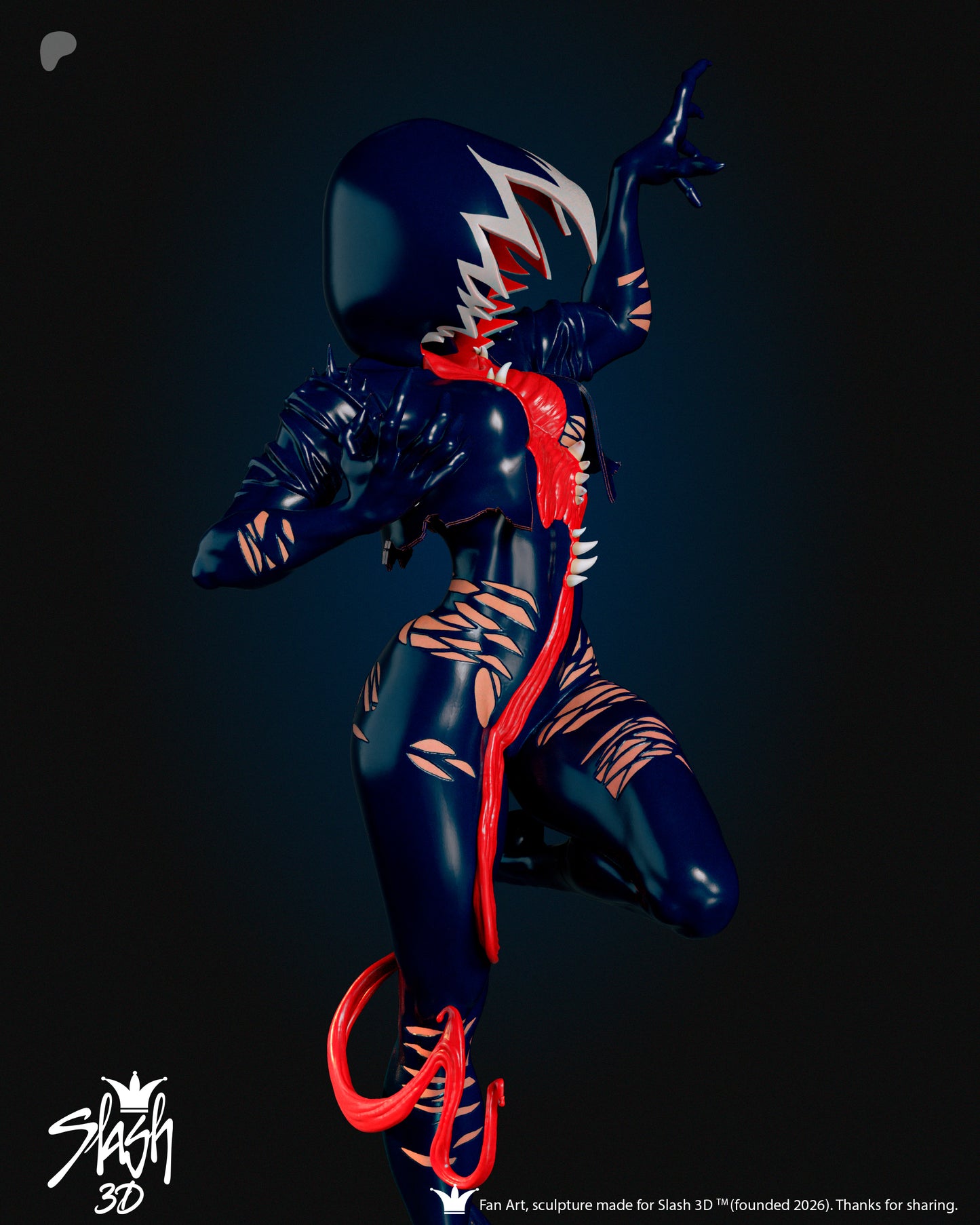 Gwenom Statue 3D-Printed Kit