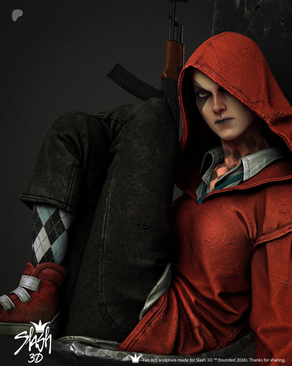 Absolute Harley Quinn Statue 3D-Printed Kit