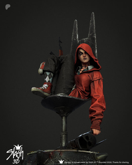 Absolute Harley Quinn Statue 3D-Printed Kit