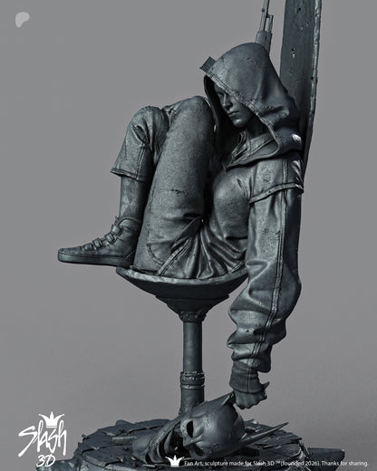 Absolute Harley Quinn Statue 3D-Printed Kit