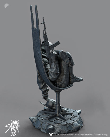 Absolute Harley Quinn Statue 3D-Printed Kit