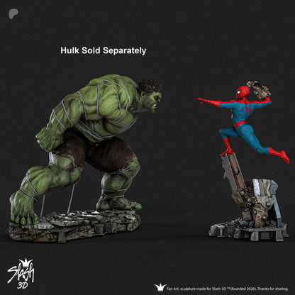 Spiderman Statue 3D-Printed Kit