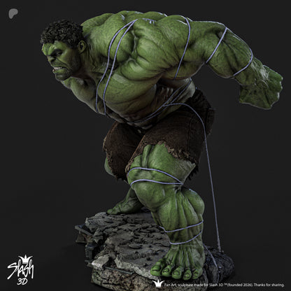 Hulk Statue 3D-Printed Kit