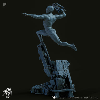 Spiderman Statue 3D-Printed Kit