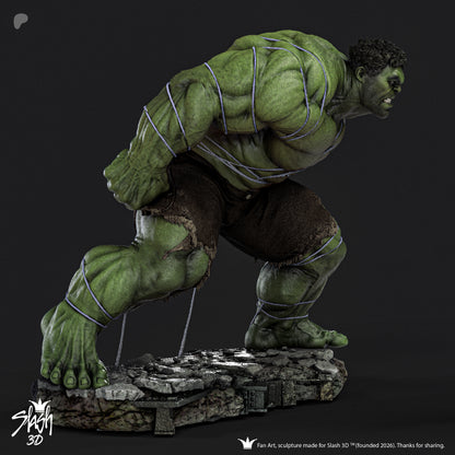 Hulk Statue 3D-Printed Kit